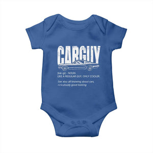 Car Lover Baby Onesie Car Guy Like A Regular Guy, Only Cooler TS09 Royal Blue Print Your Wear