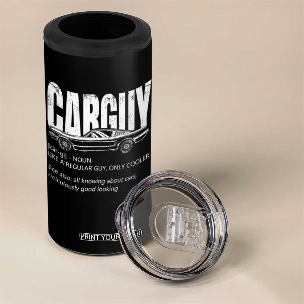 Car Lover 4 in 1 Can Cooler Tumbler Car Guy Like A Regular Guy, Only Cooler TS09 Print Your Wear