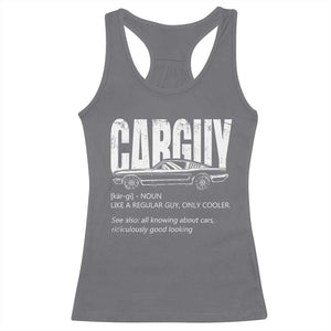 Car Lover Racerback Tank Top Car Guy Like A Regular Guy, Only Cooler TS09 Charcoal Print Your Wear