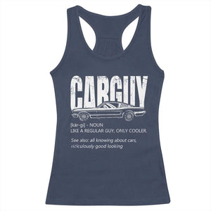 Car Lover Racerback Tank Top Car Guy Like A Regular Guy, Only Cooler TS09 Navy Print Your Wear