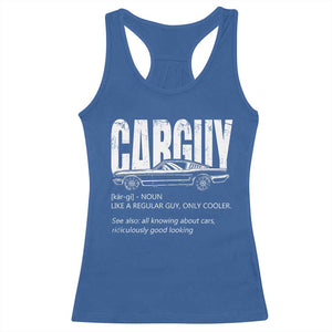 Car Lover Racerback Tank Top Car Guy Like A Regular Guy, Only Cooler TS09 Royal Blue Print Your Wear