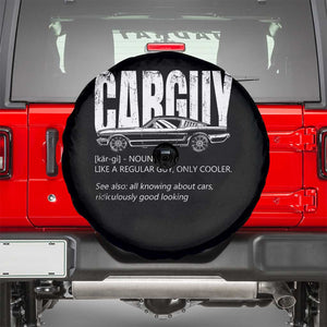Car Lover Spare Tire Cover Car Guy Like A Regular Guy, Only Cooler TS09 Black Print Your Wear