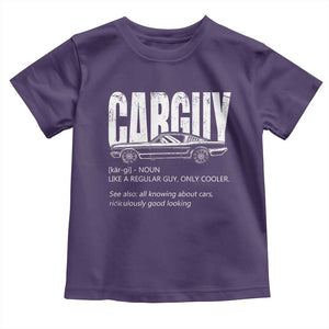 Car Lover Toddler T Shirt Car Guy Like A Regular Guy, Only Cooler TS09 Purple Print Your Wear