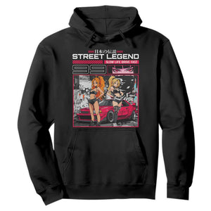 Street Legend JDM Anime Hoodie TS09 Black Print Your Wear