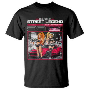 Street Legend JDM Anime T Shirt TS09 Black Print Your Wear