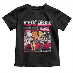 Street Legend JDM Anime Toddler T Shirt TS09 Black Print Your Wear