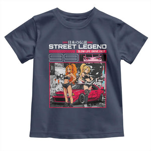 Street Legend JDM Anime Toddler T Shirt TS09 Navy Print Your Wear