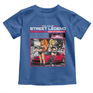 Street Legend JDM Anime Toddler T Shirt TS09 Royal Blue Print Your Wear