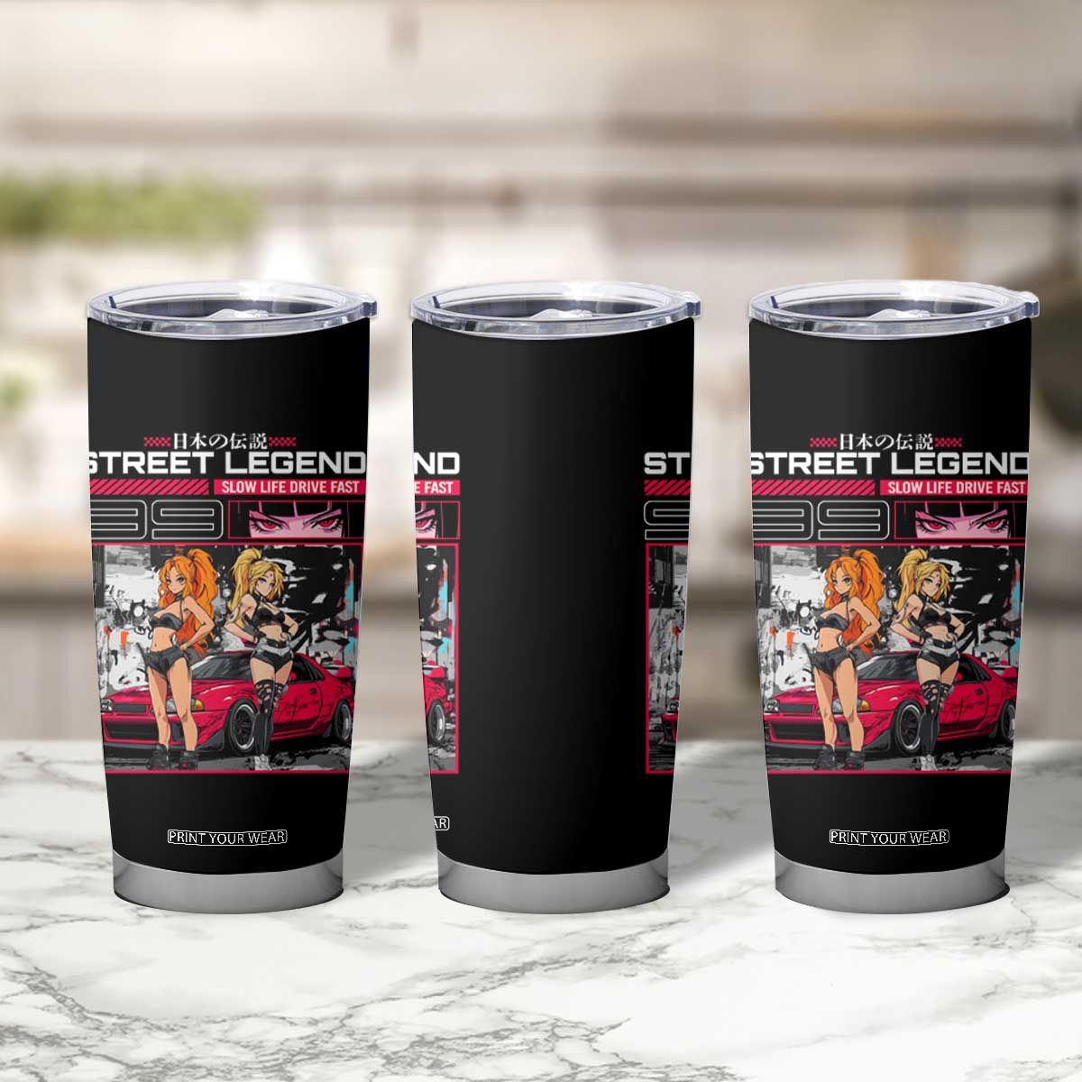 Street Legend JDM Anime Tumbler Cup TS09 Print Your Wear