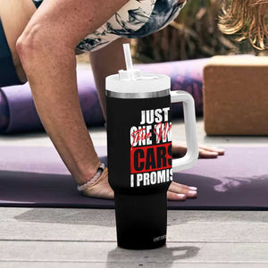 Funny Car Lover Tumbler With Handle Just One Two Three More Cars I Promise TS09 Print Your Wear