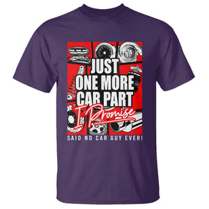 Car Lover T Shirt Just One More Car Part I Promise TS09 Purple Print Your Wear