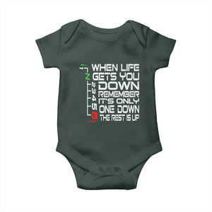 Motorcycle Lover Baby Onesie When Life Gets You Down TS09 Print Your Wear