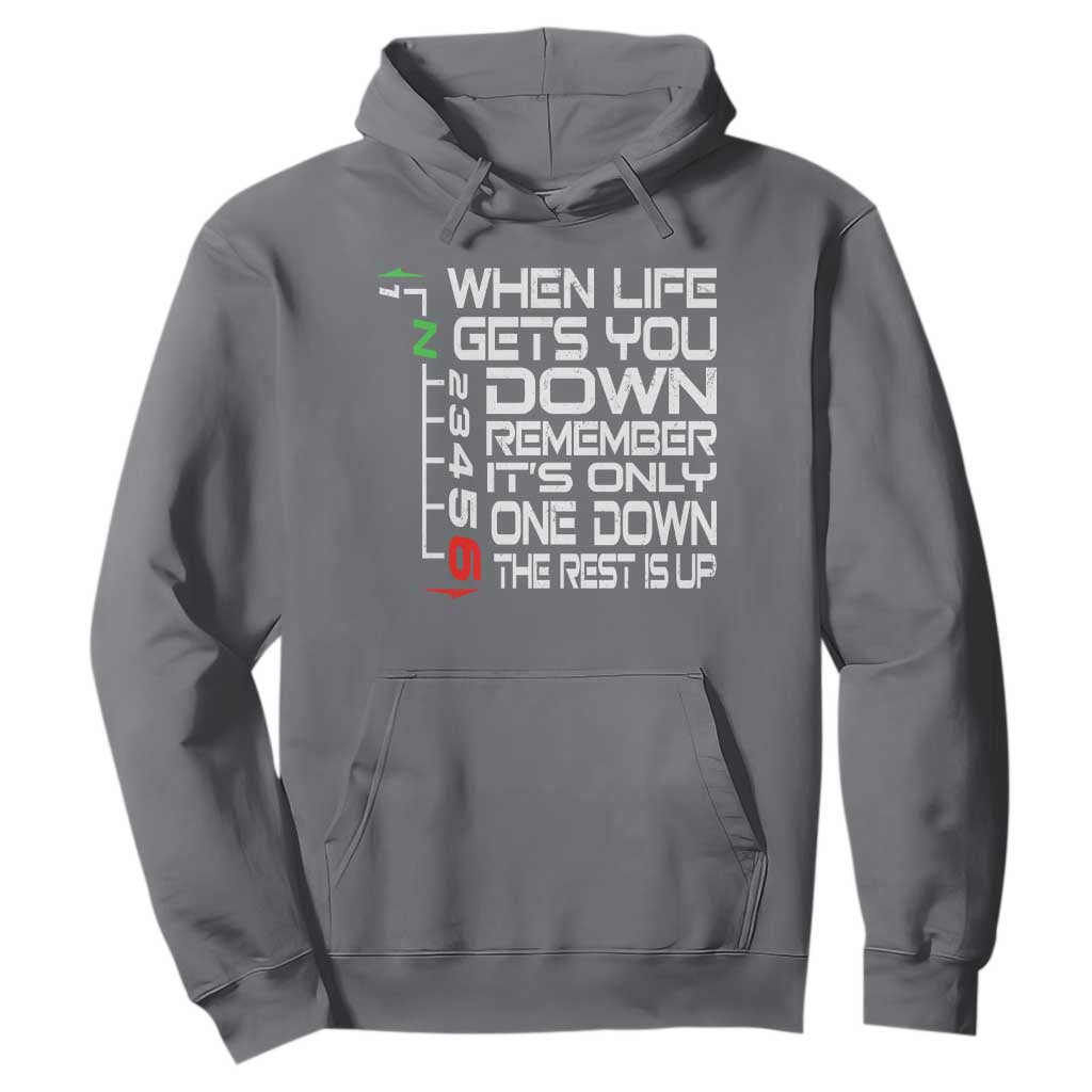 Motorcycle Lover Hoodie When Life Gets You Down TS09 Charcoal Print Your Wear