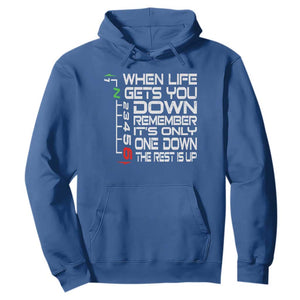 Motorcycle Lover Hoodie When Life Gets You Down TS09 Royal Blue Print Your Wear