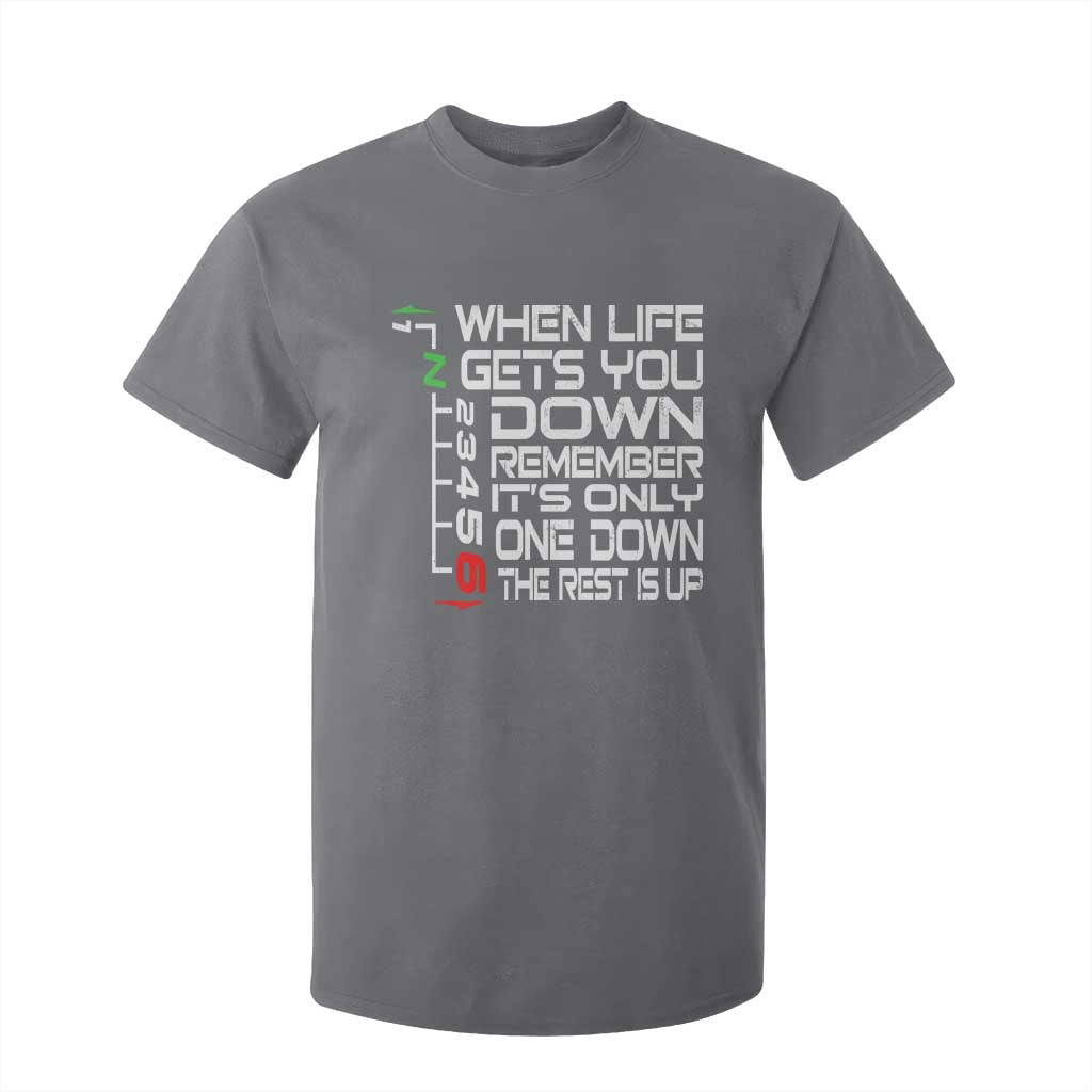 Motorcycle Lover T Shirt For Kid When Life Gets You Down TS09 Charcoal Print Your Wear