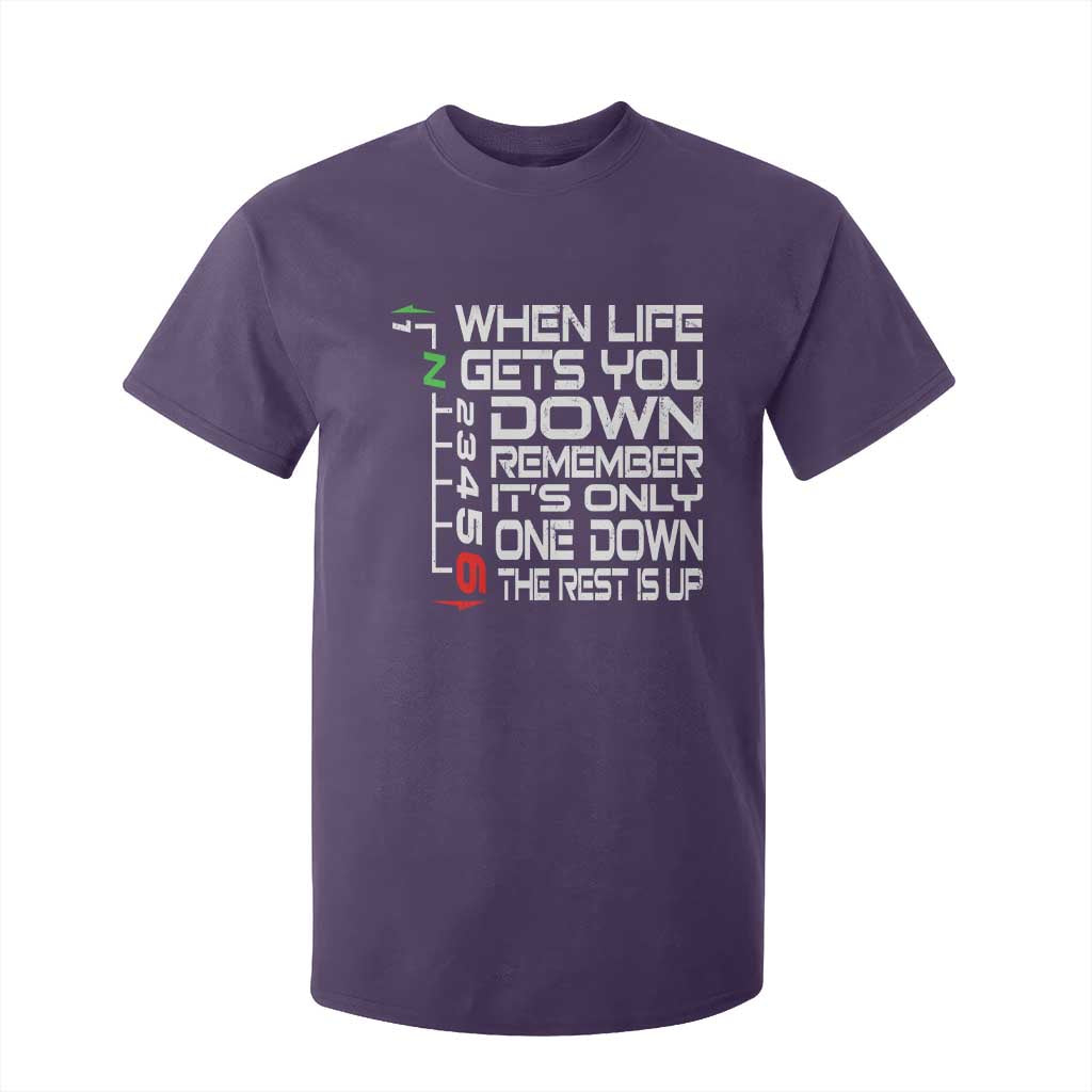 Motorcycle Lover T Shirt For Kid When Life Gets You Down TS09 Purple Print Your Wear