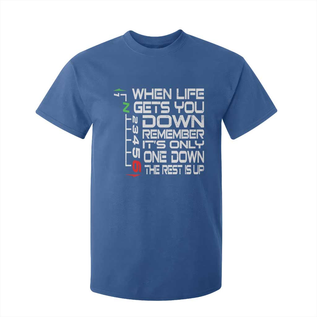 Motorcycle Lover T Shirt For Kid When Life Gets You Down TS09 Royal Blue Print Your Wear