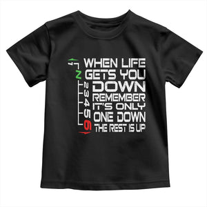 Motorcycle Lover Toddler T Shirt When Life Gets You Down TS09 Black Print Your Wear