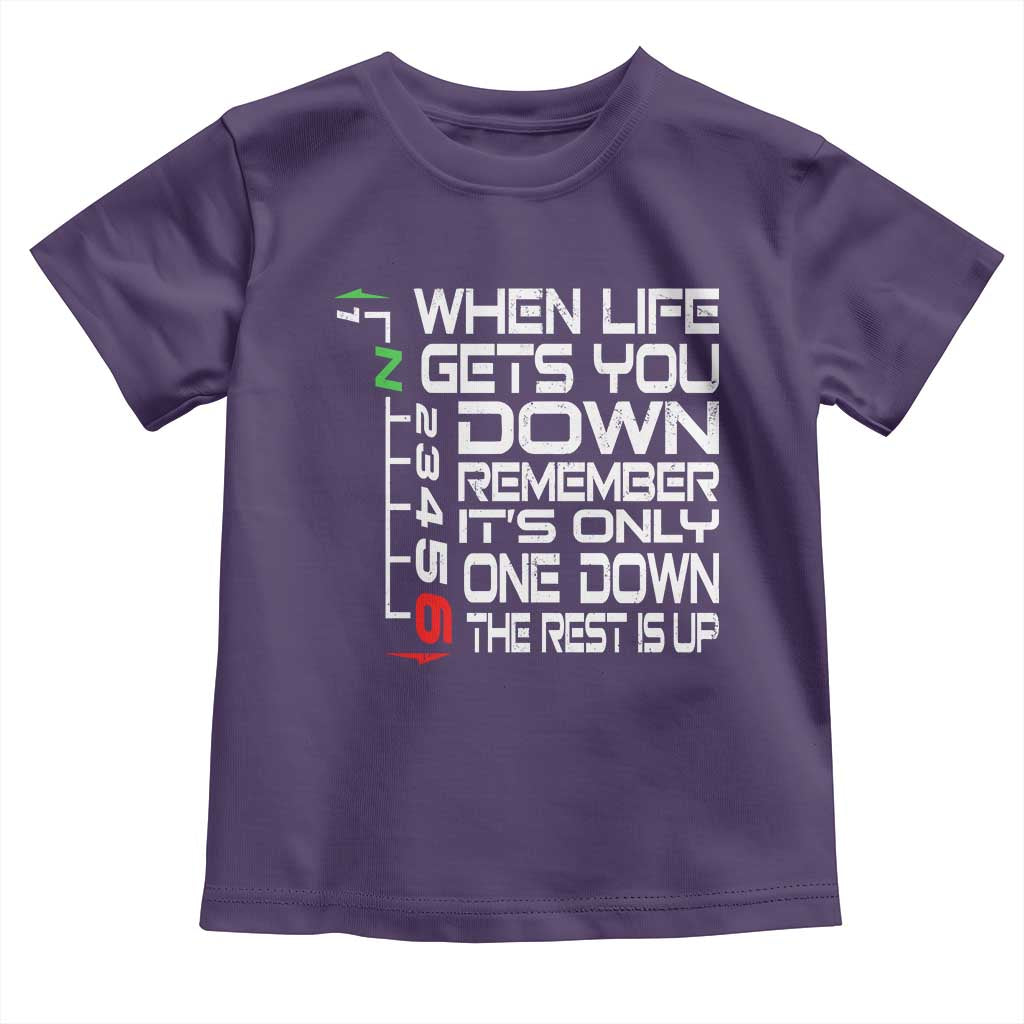 Motorcycle Lover Toddler T Shirt When Life Gets You Down TS09 Purple Print Your Wear