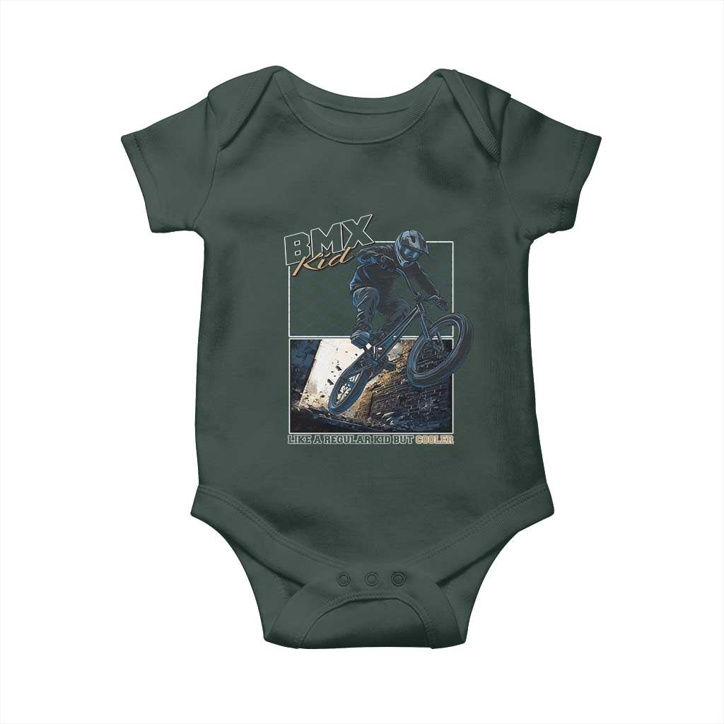 BMX Kid Baby Onesie Like A Regular Kid But Cooler Cyclist Bicycle TS09 Print Your Wear