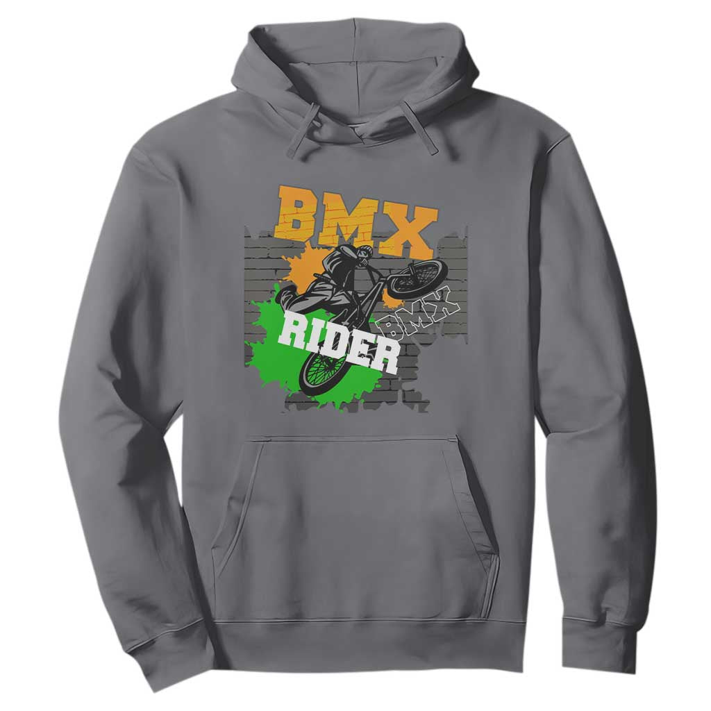 BMX Rider Cyclist Bicycle Hoodie TS09 Charcoal Print Your Wear