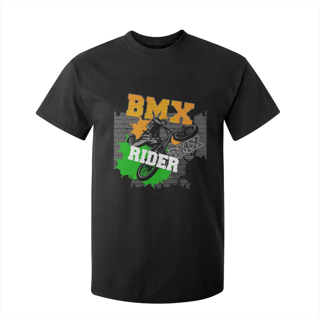 BMX Rider Cyclist Bicycle T Shirt For Kid TS09 Black Print Your Wear