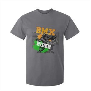 BMX Rider Cyclist Bicycle T Shirt For Kid TS09 Charcoal Print Your Wear
