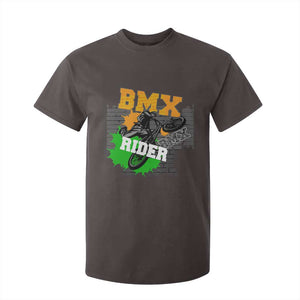 BMX Rider Cyclist Bicycle T Shirt For Kid TS09 Dark Chocolate Print Your Wear