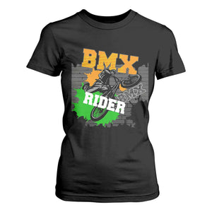 BMX Rider Cyclist Bicycle T Shirt For Women TS09 Black Print Your Wear