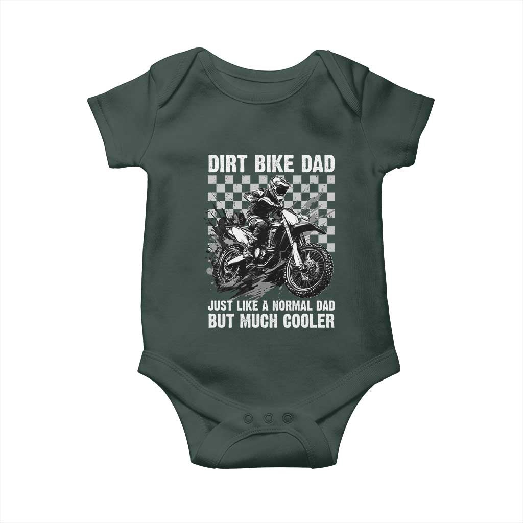 Dirt Bike Dad Baby Onesie Just Like A Normal Dad But Much Cooler TS09 Print Your Wear