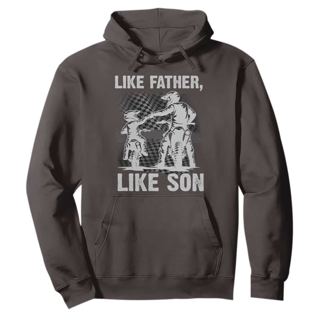 Like Father Like Son Dirt Bike Hoodie TS09 Dark Chocolate Print Your Wear