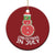 Funny Tropical Xmas Christmas Ornament Watermelon Summer Snowman TS09 Print Your Wear