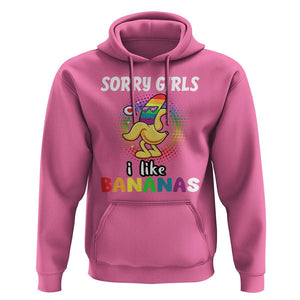 Funny LGBT Pride Hoodie Sorry Girl I Like Bananas Gay Couple TS09 Azalea Print Your Wear