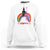 Funny LGBT Pride Sweatshirt Pride Demon Month Rainbow Slay Gay Evil TS09 White Print Your Wear