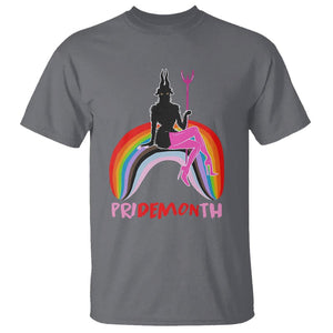 Funny LGBT Pride T Shirt Pride Demon Month Rainbow Slay Gay Evil TS09 Charcoal Print Your Wear