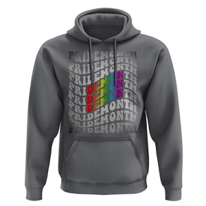 Funny LGBT Pride Hoodie Pride Demon Month Rainbow TS09 Charcoal Print Your Wear