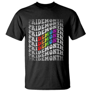 Funny LGBT Pride T Shirt Pride Demon Month Rainbow TS09 Black Print Your Wear