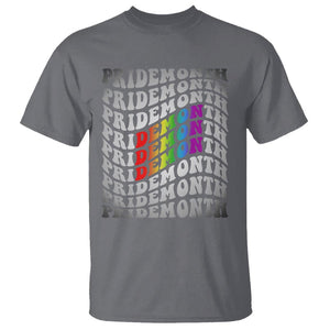 Funny LGBT Pride T Shirt Pride Demon Month Rainbow TS09 Charcoal Print Your Wear