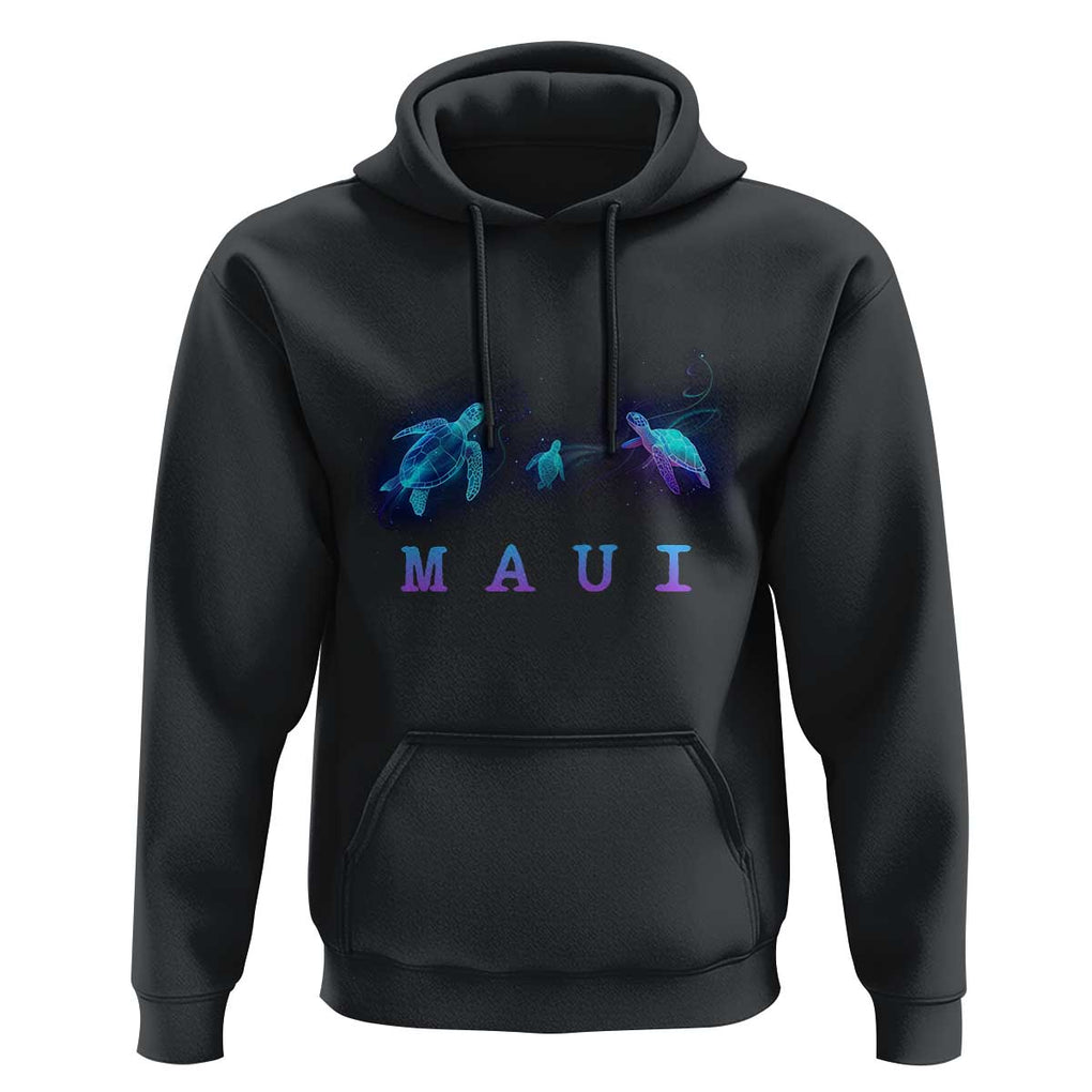 Maui Hawaii Sea Turtles Hawaiian Ocean Hoodie TS09 Black Print Your Wear