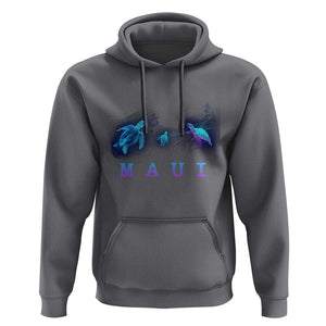 Maui Hawaii Sea Turtles Hawaiian Ocean Hoodie TS09 Charcoal Print Your Wear
