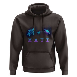 Maui Hawaii Sea Turtles Hawaiian Ocean Hoodie TS09 Dark Chocolate Print Your Wear