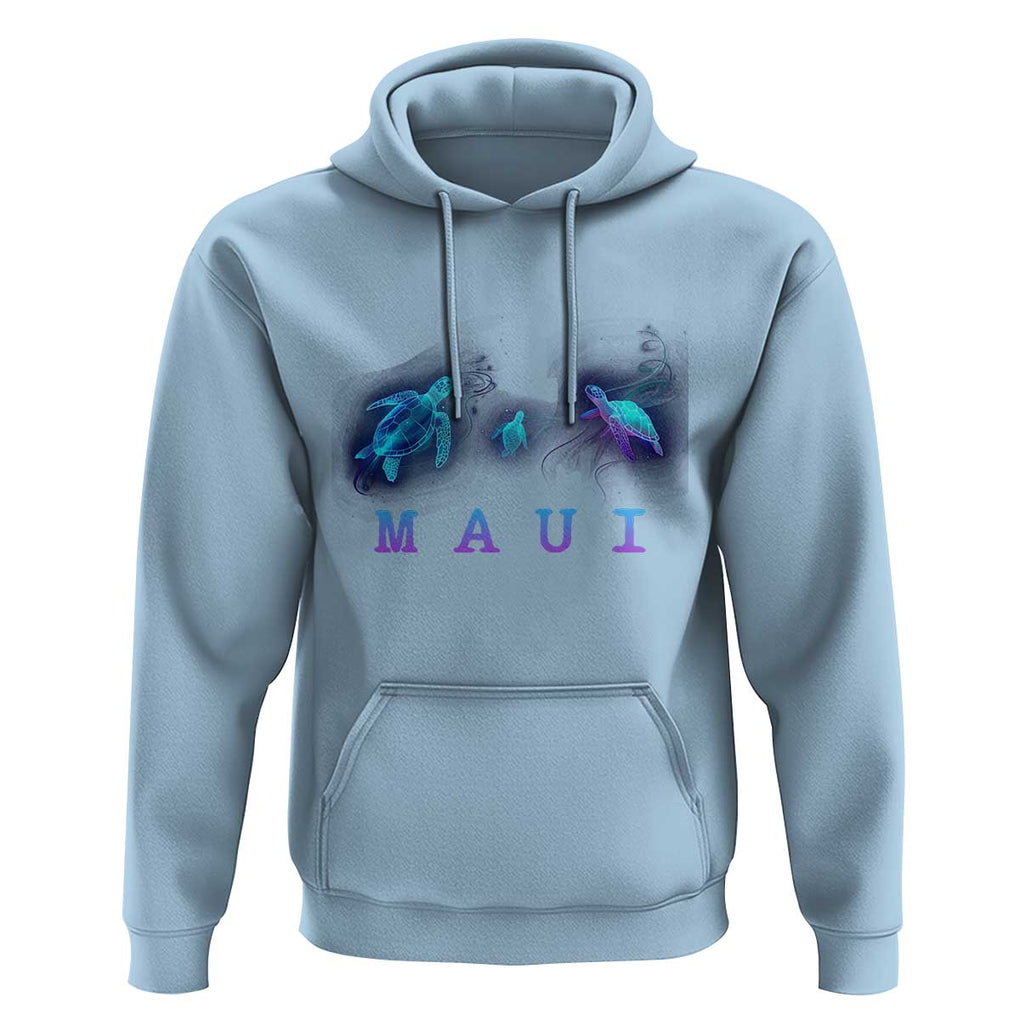 Maui Hawaii Sea Turtles Hawaiian Ocean Hoodie TS09 Light Blue Print Your Wear