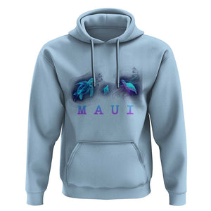 Maui Hawaii Sea Turtles Hawaiian Ocean Hoodie TS09 Light Blue Print Your Wear