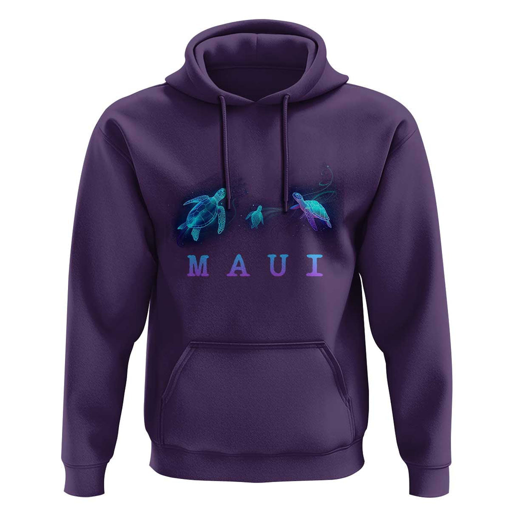 Maui Hawaii Sea Turtles Hawaiian Ocean Hoodie TS09 Purple Print Your Wear