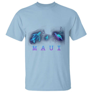 Maui Hawaii Sea Turtles Hawaiian Ocean T Shirt TS09 Light Blue Print Your Wear
