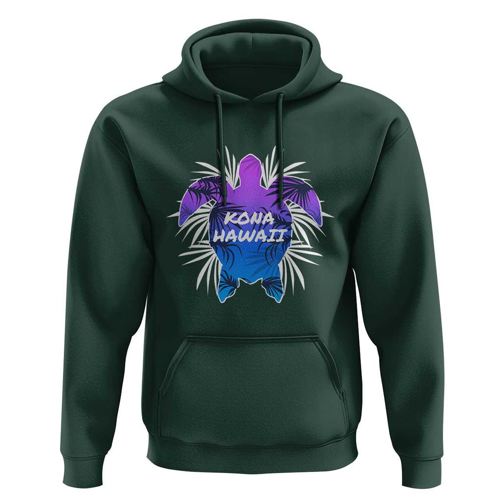 Kona Hawaii Sea Turtles Hawaiian Surfer Scuba Diving Hoodie TS09 Dark Forest Green Print Your Wear