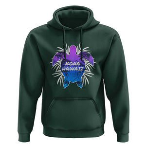 Kona Hawaii Sea Turtles Hawaiian Surfer Scuba Diving Hoodie TS09 Dark Forest Green Print Your Wear