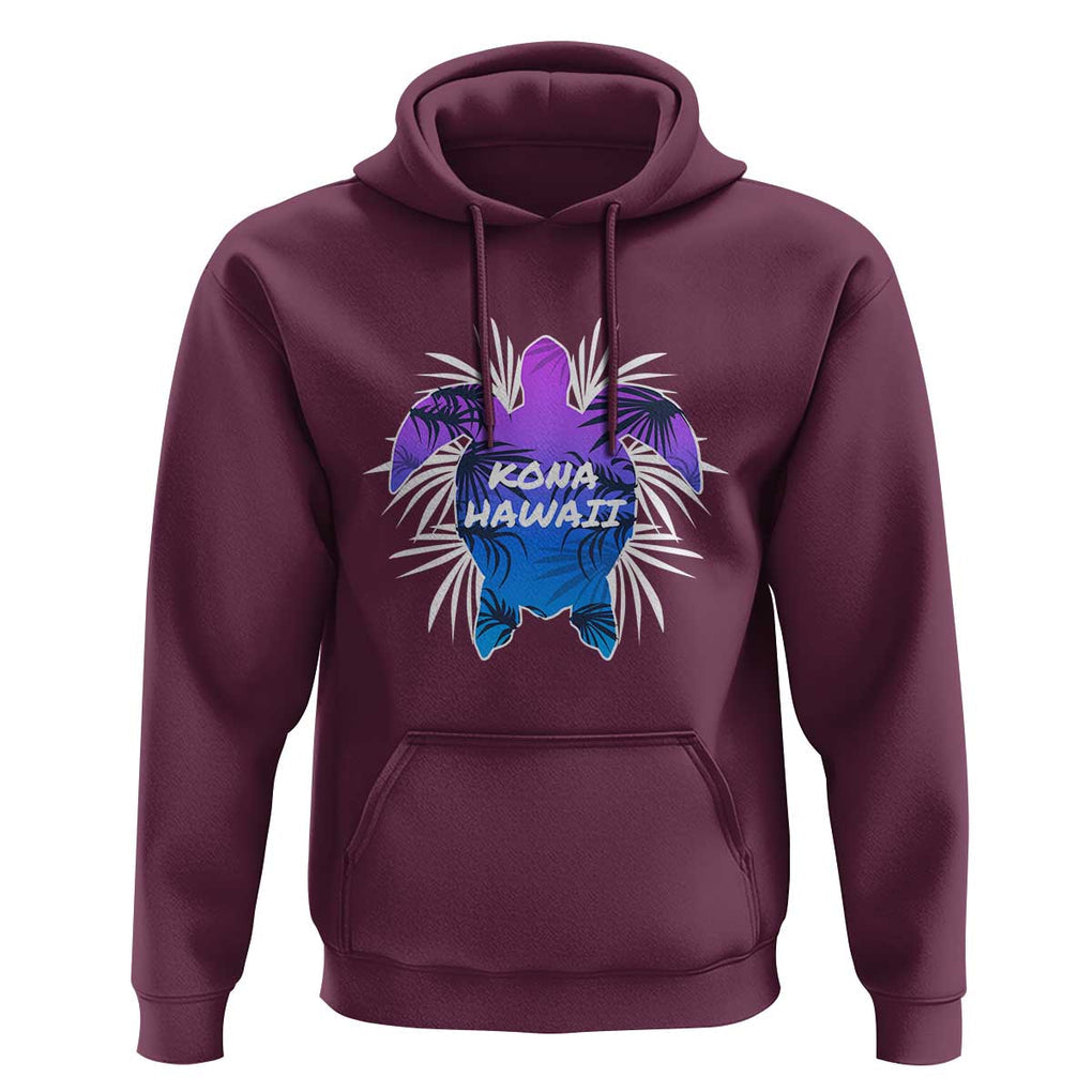 Kona Hawaii Sea Turtles Hawaiian Surfer Scuba Diving Hoodie TS09 Maroon Print Your Wear