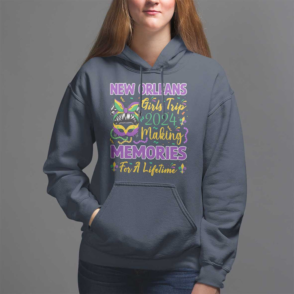 New Orleans Girl's Trip 2024 Matching Hoodie Making Memories For A Lifetime TS09 Navy Print Your Wear