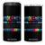 Violence Is A Sign Of Weakness 4 in 1 Can Cooler Tumbler TS09 One Size: 16 oz Black Print Your Wear